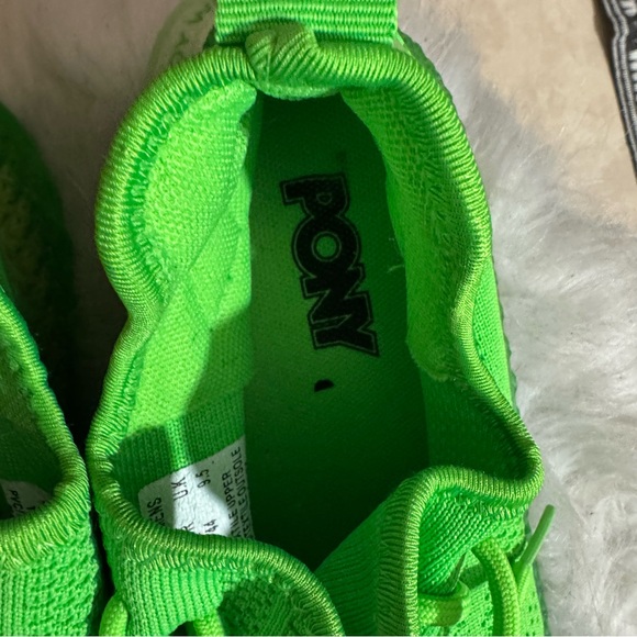 Pony neon green running shoes - Picture 4 of 8